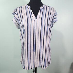 Elle Striped Blue Blouse